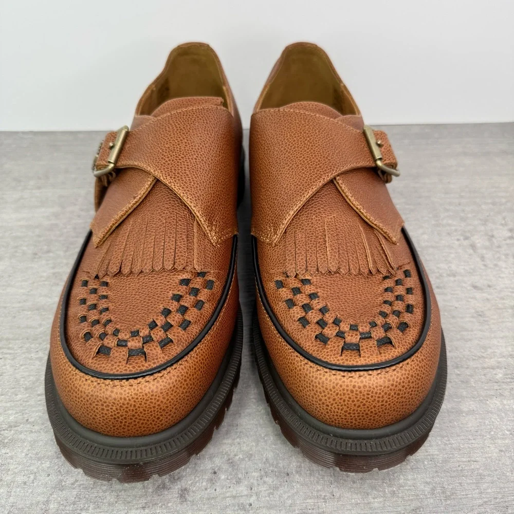 Dr. Martens Ramsey Monk KLT Brown C.F. Steade Leather Loafers - Men’s Size 13 - Picture 5 of 12